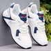 Leather Waterproof Sneaker Men Blue