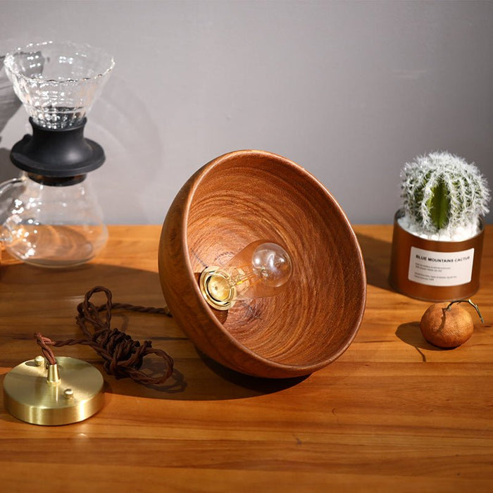 Nordic Retro Minimalist Wood Lamp