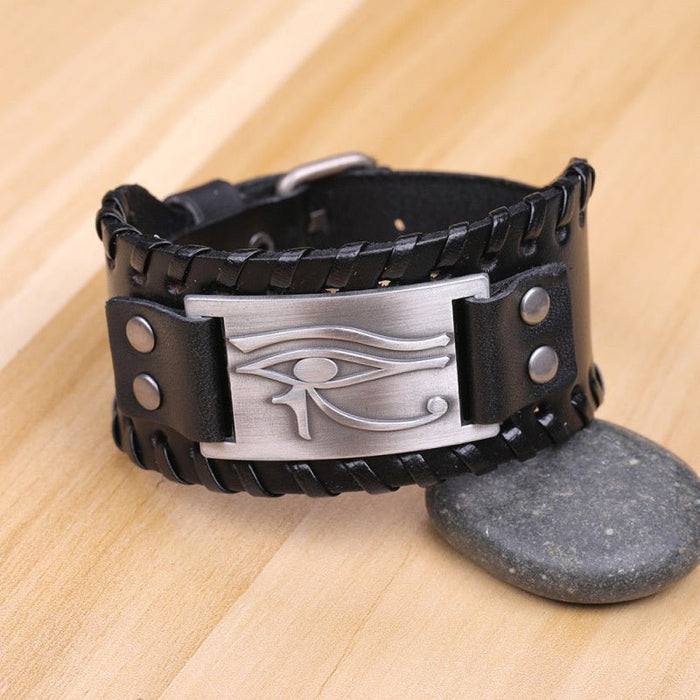Long-Eye Alloy Link Bracelet