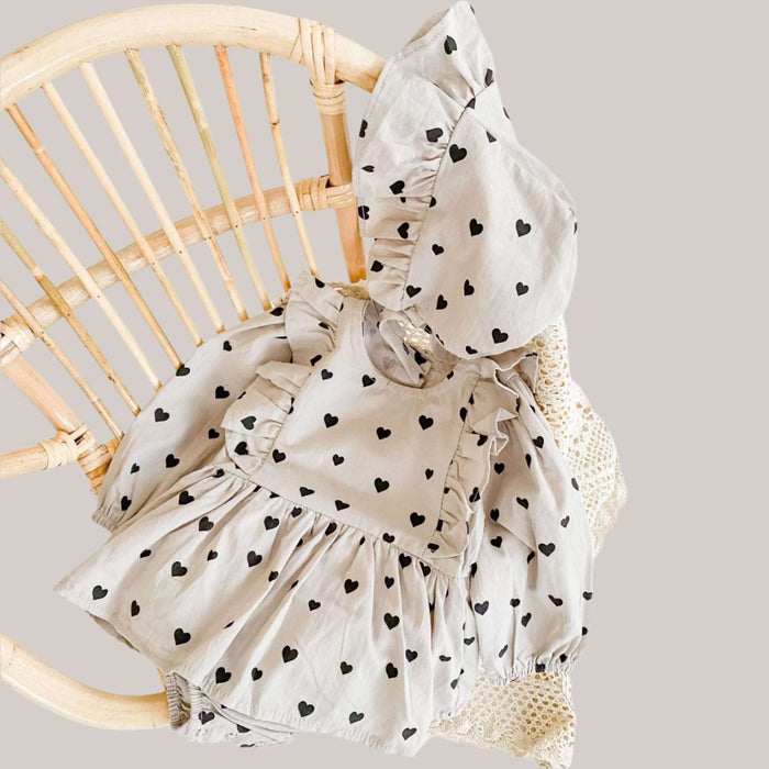 Long-Sleeve Cotton Baby Romper