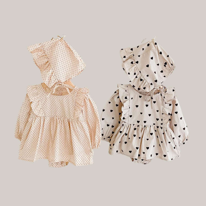 Long-Sleeve Cotton Baby Romper