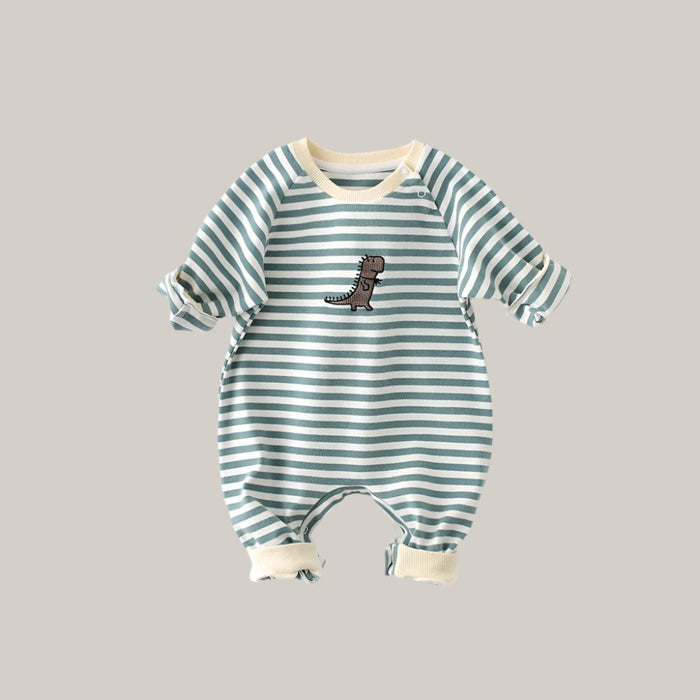 Long-Sleeve Jumpsuit Green