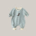 Long-Sleeved Jumpsuit Green