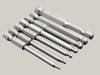 Magnetic Hexagonal Ball Head Screwdriver Set Silver Seven piece set