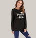 Printed Maternity T-Shirt Black