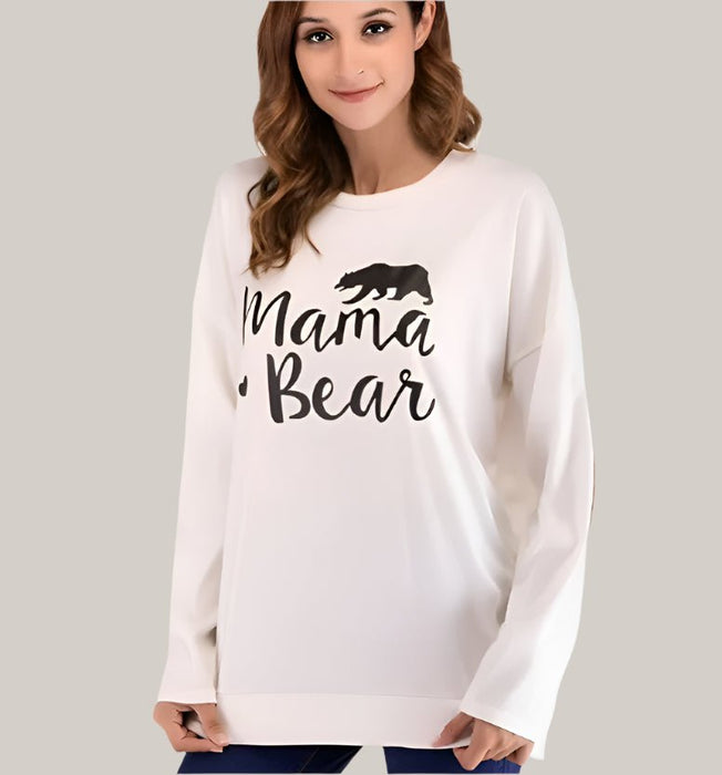Printed Maternity T-Shirt White