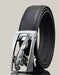 Men's Leather Belt with Automatic Buckle Tiger Chromium buckle