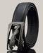 Men's Leather Belt with Automatic Buckle Tiger Gun buckle