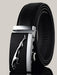Men's Leather Belt with Automatic Buckle Leopard Black