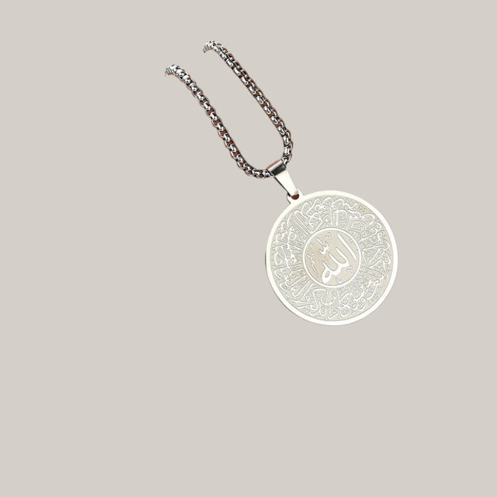 Men's Calligraphy Pendant Necklace