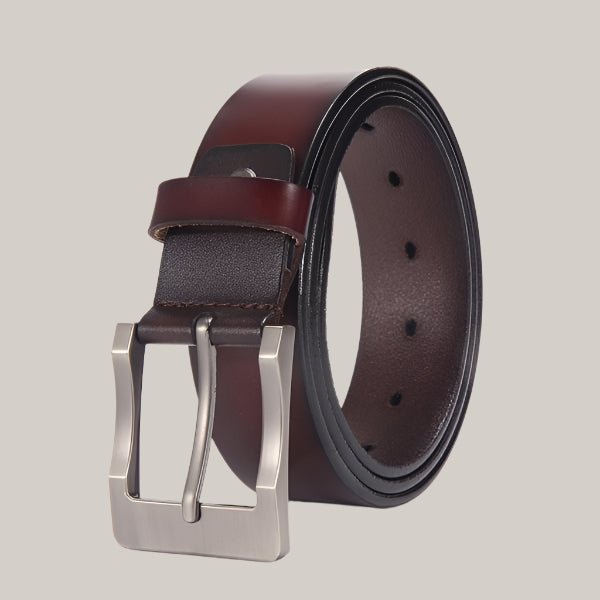 Men's Genuine Leather Belt Coffee 1