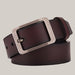 Men's Genuine Leather Belt Coffee 6