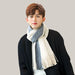 Men Scarves Can Match Colors Fashion Rice grey1 200x40cm