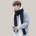 Men Scarves Can Match Colors Fashion Black and white 200x40cm