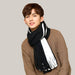 Men Scarves Can Match Colors Fashion Black white 200x40cm