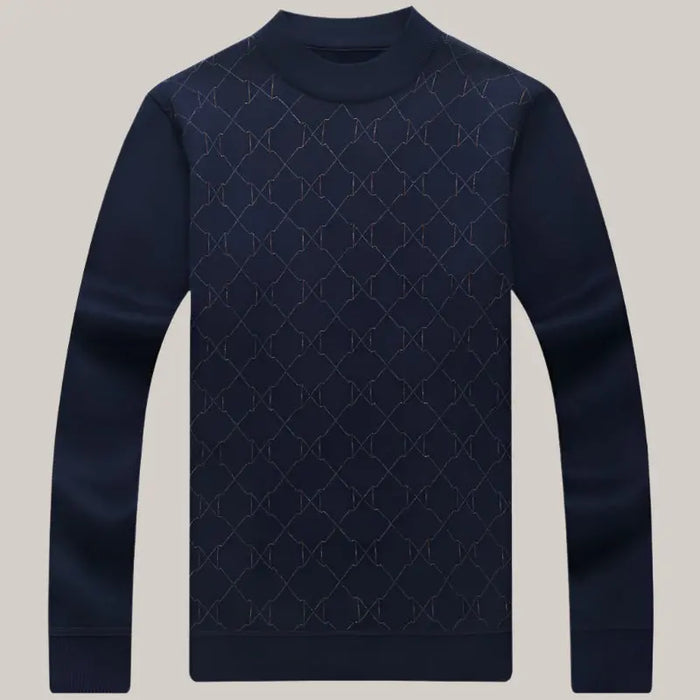 ASI Store Men's Casual Long Sleeve Shirt - Stylish Comfort Navy Blue
