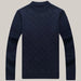 ASI Store Men's Casual Long Sleeve Shirt - Stylish Comfort Navy Blue
