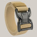 Men's Outdoor Canvas and Nylon Utility Belt Wolf brown 125cm