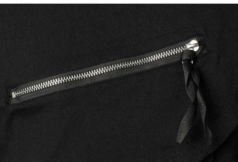 Men's Seasonal Fashion T-Shirt - Trendy Black Design