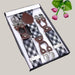 Men's Six Clip Jacquard Suspenders Eight Packs