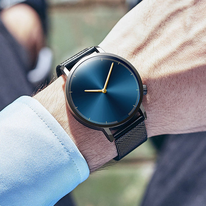 Mesh Belt Men's Watch