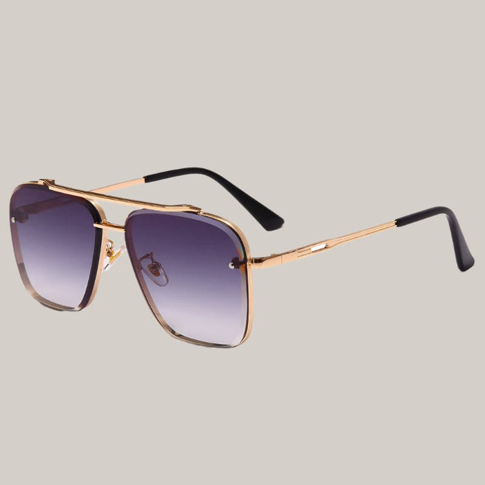 Metal Vintage Sunglasses Double grey