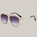 Metal Vintage Sunglasses Double grey