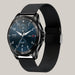 Multi-sport Bracelet With GPS Track For Blood Pressure And Oxygen Black steel