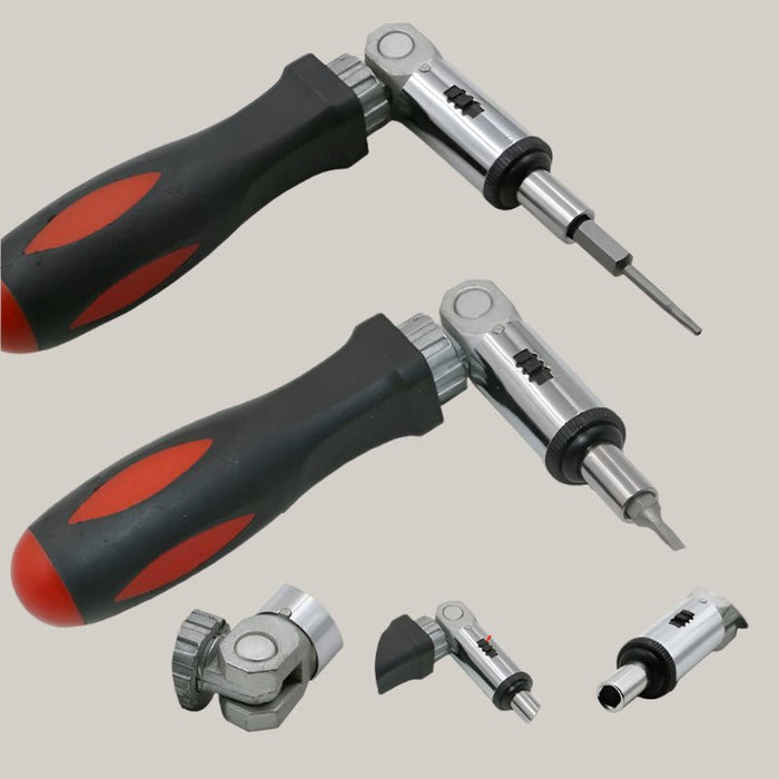 Multifunctional ratchet screwdriver