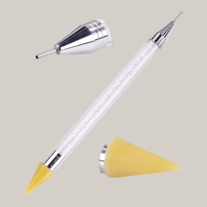 Double-Head Nail Drill Pen White drill rod