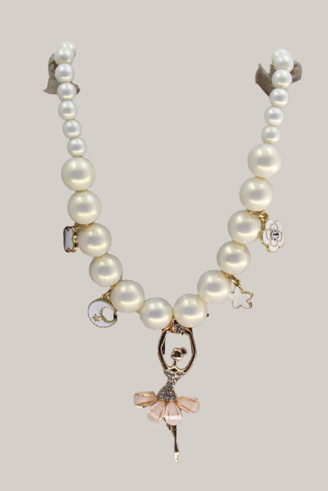 Korean-Style Necklace White