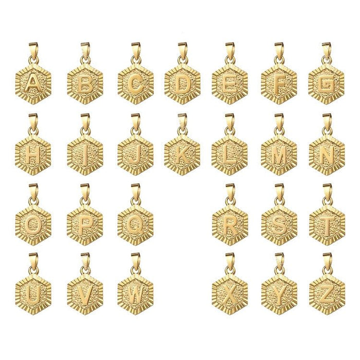 A–Z Capital Letter Pendant Necklace