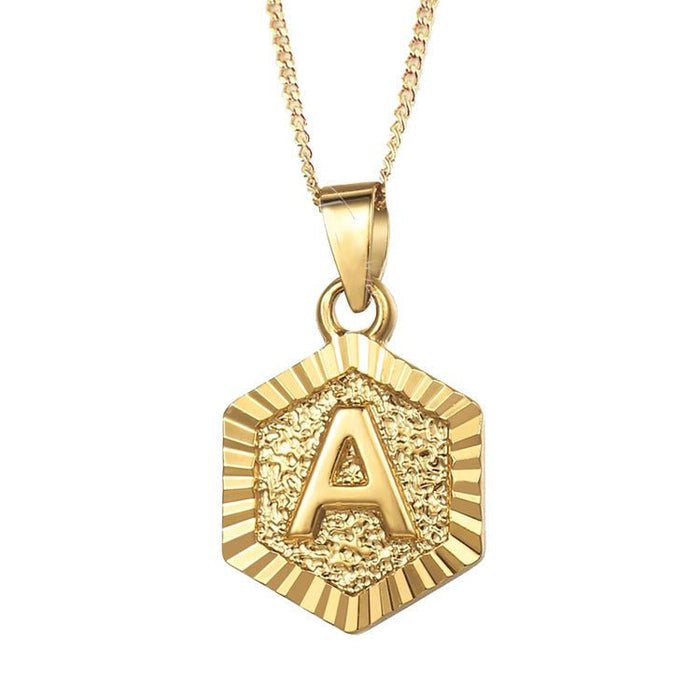 A–Z Capital Letter Pendant Necklace