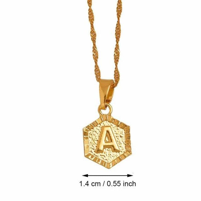 A–Z Capital Letter Pendant Necklace