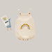 New Baby Girl Baby Knitted Strap Jumper Rice apricot