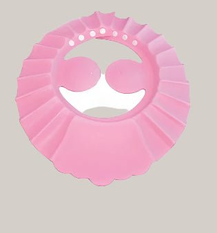 Adjustable Shower Cap for Babies and Children Pink with ear