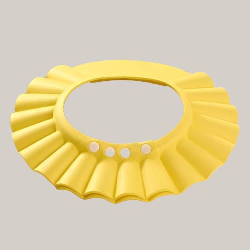 Adjustable Shower Cap for Babies and Children Yellow