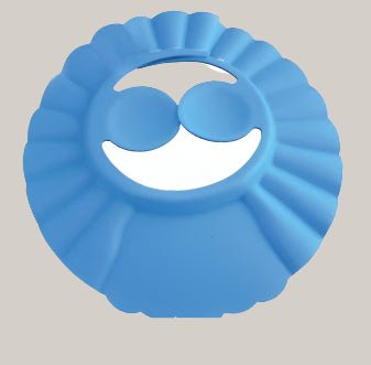 Adjustable Shower Cap for Babies and Children Blue with ear