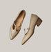 New French Retro Pointed Pumps Women