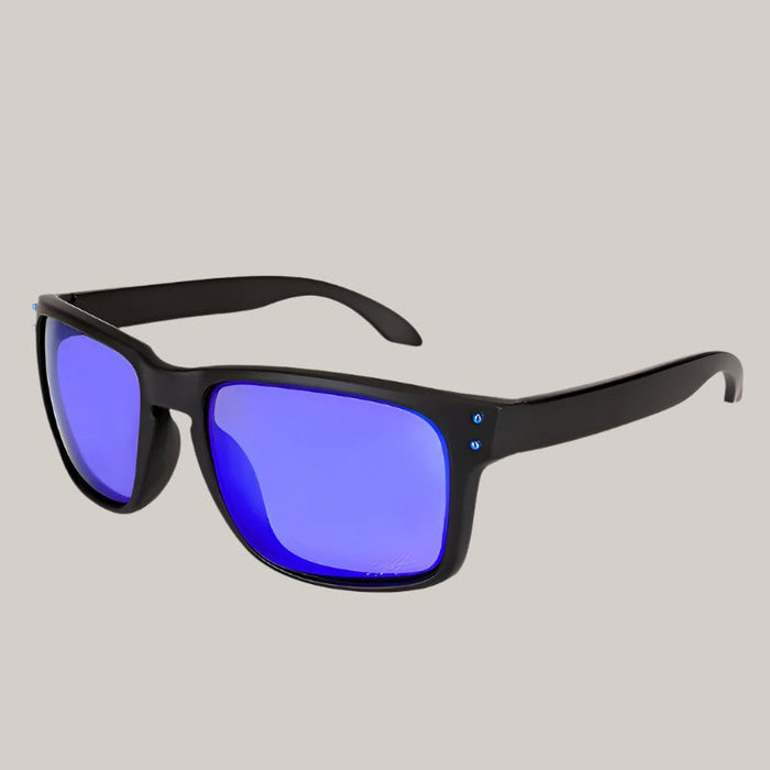 Sports Sunglasses with Plastic Frame Blue