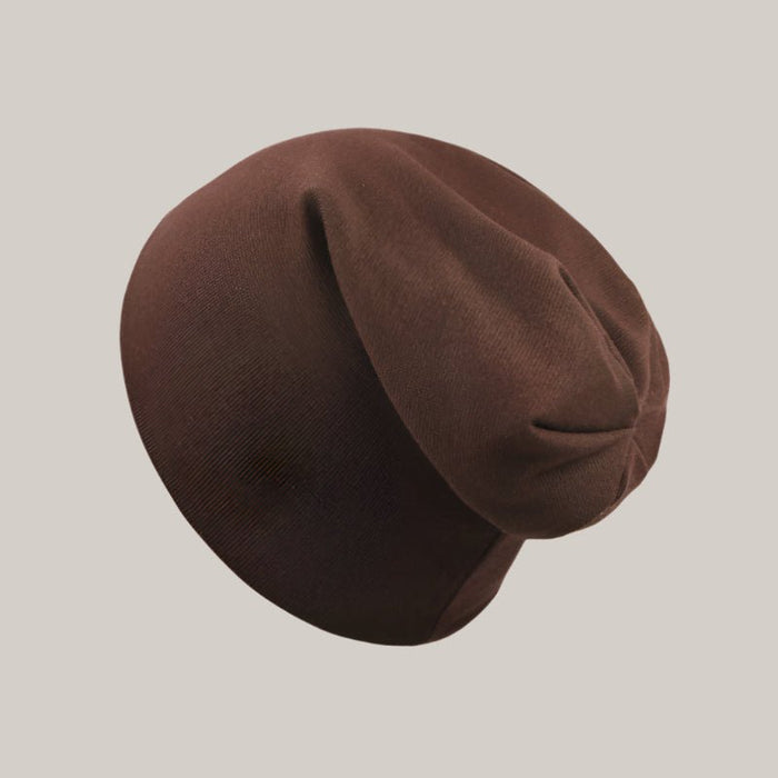 Newborn Cotton Beanie Brown