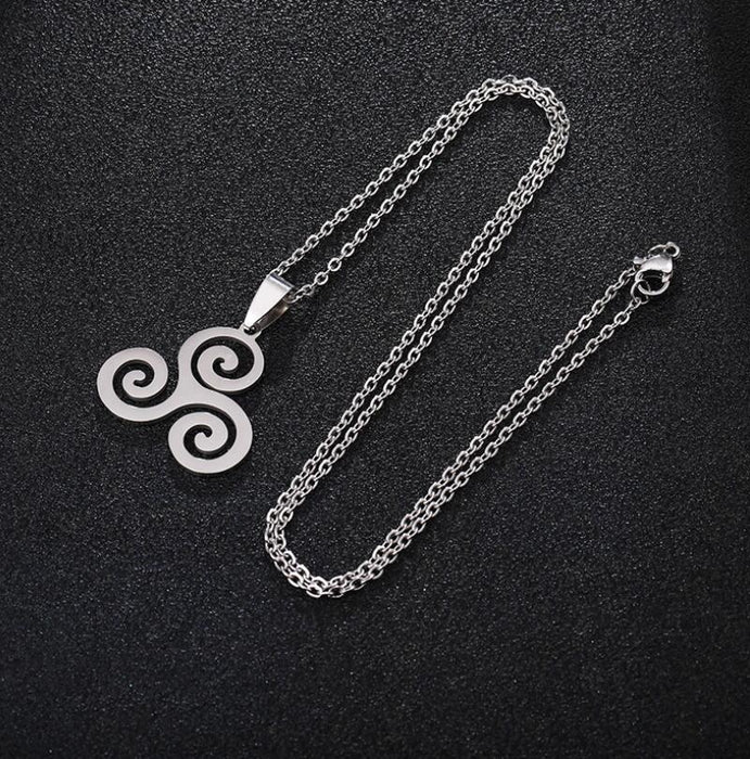 Unisex Wolf Pendant Necklace