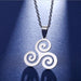 Unisex Wolf Pendant Necklace