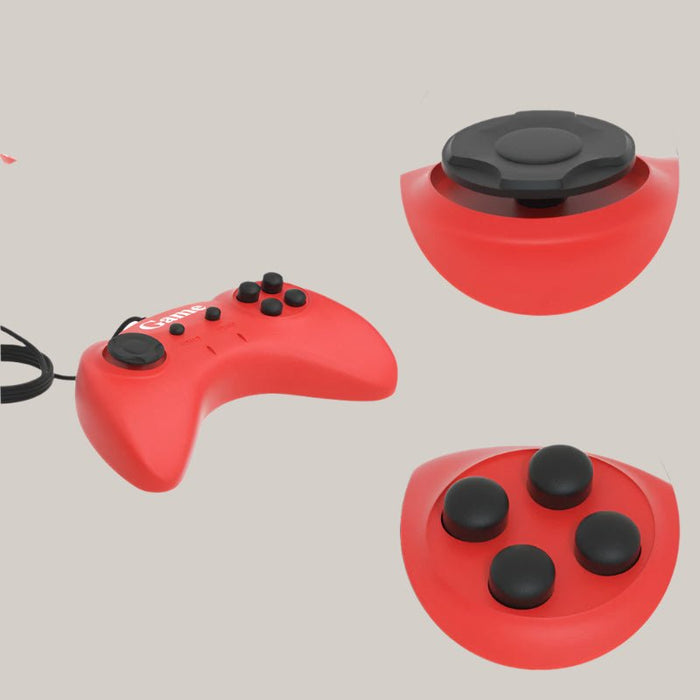 Retro 8-Bit Home Game Console Red and white machine
