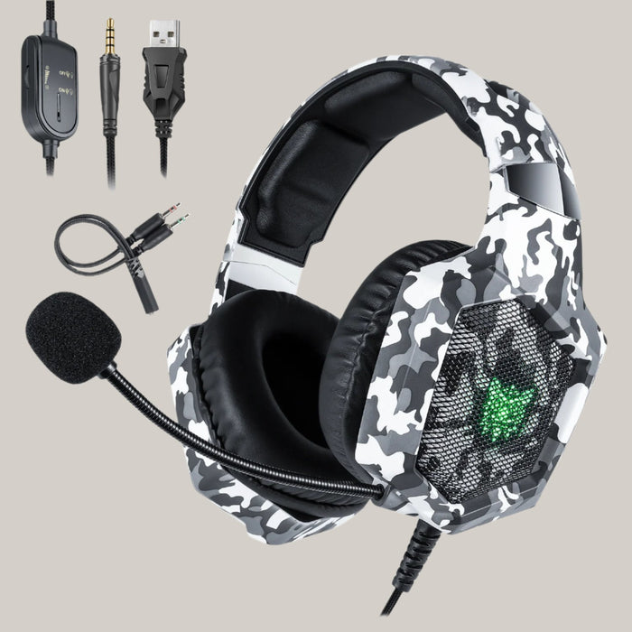 ONIKUMA K8 Gaming Headset White