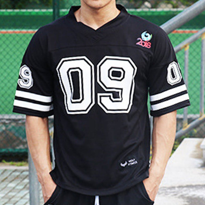 Men's Oversized Casual T-Shirt Black