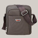 Oxford Cloth Messenger Bag Brown