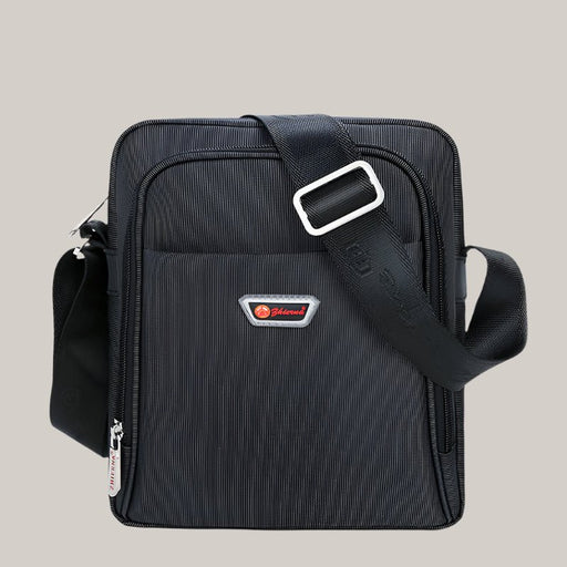 Oxford Cloth Messenger Bag Black