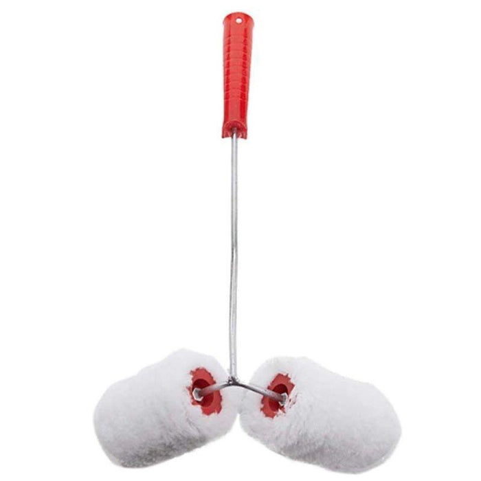 Double Paint Roller for Walls White
