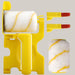 Paint Edging Roller Yellow